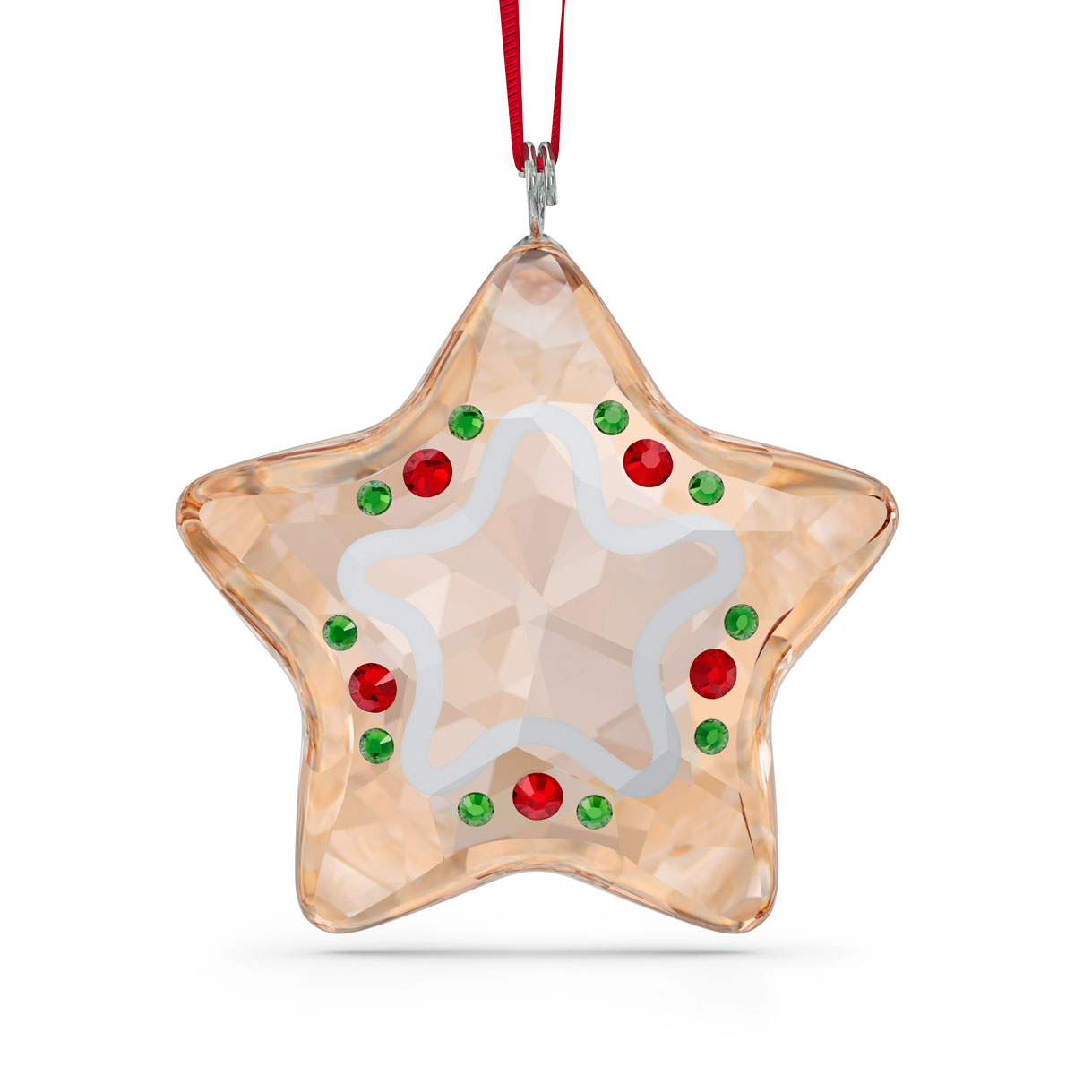 Swarovski 2024 Holiday Cheers Gingerbread Star Ornament